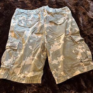 True Religion Brand Jeans camo shorts